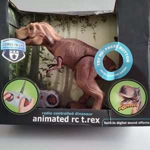 Dinosaur Animated rc t.rex  the black series radio controlled sound effects